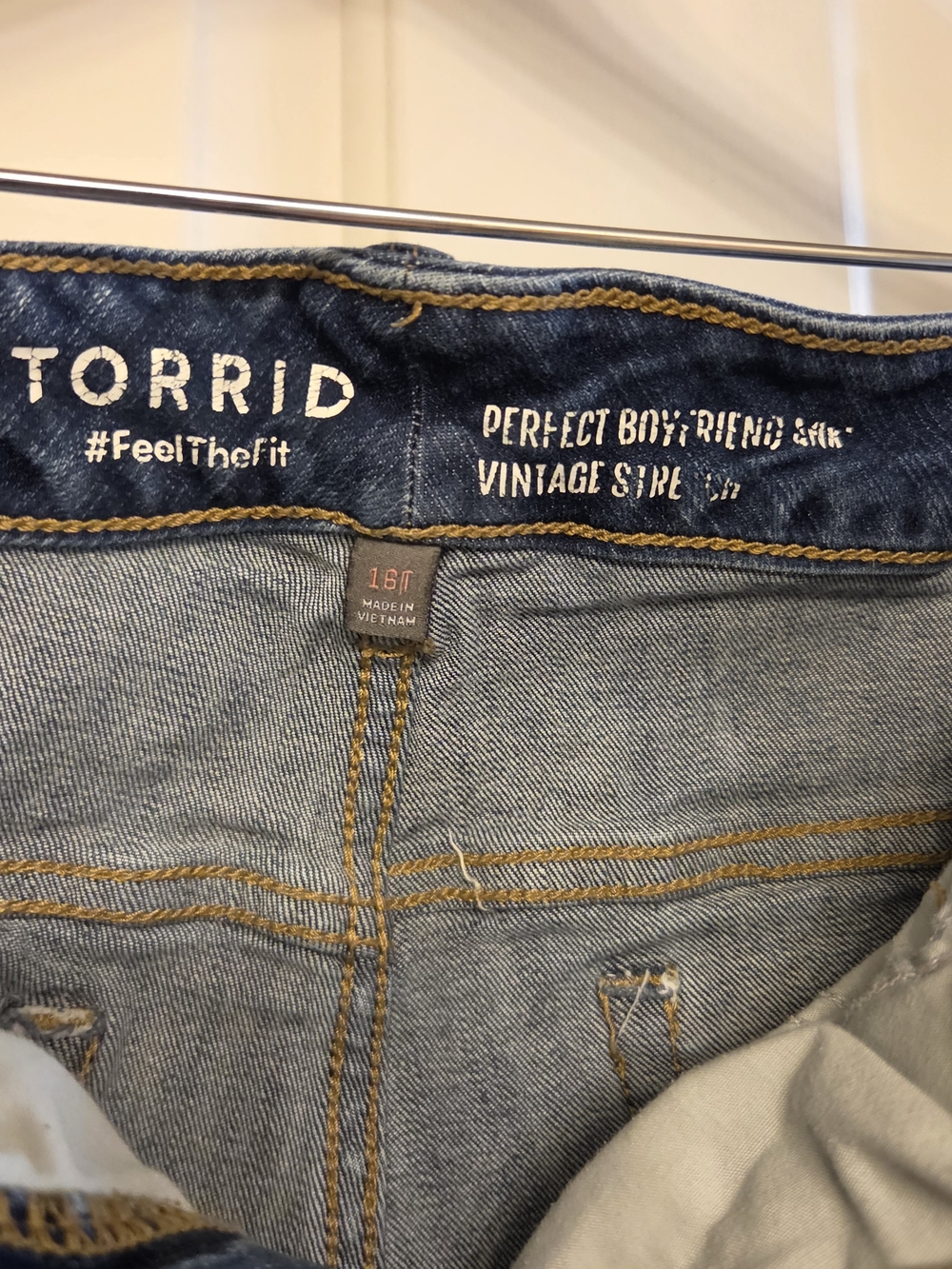 Torrid Light Blue Vintage Boyfriend Jeans